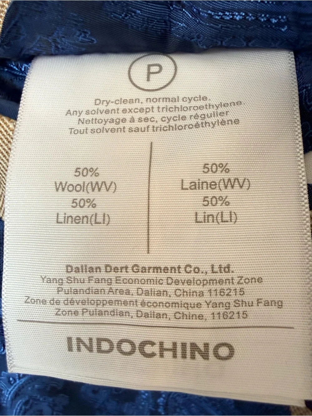 Indochino Newbury 58 Blazer NWT Wool Linen Blend‎ ~46R